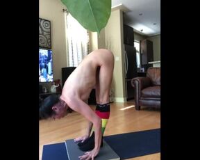 Naked Handstand