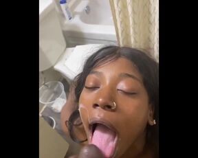 Ebony Stepsister Love Cum