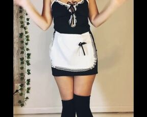 Catgirl Maid Lost her Clothing ENF Cute Maid Embarrassed and Naked Tiktok Nude Tiktoker