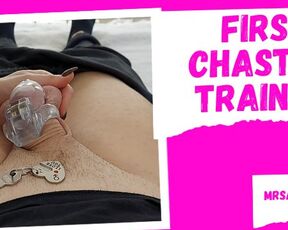 My first Chastity Lock-up Training MrsAnnette