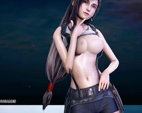 [MMD] Berry Good - Mellow Mellow Tifa Lockhart Aerith Sexy Striptease Final Fantasy 7 Remake FF7