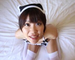 CUTE JAPANESE MAID MIKO GETS ROUGH ANAL AND DEEPTHROAT (Short Version)