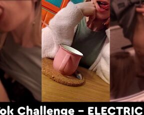 Tik Tok Challenge - Electric Love - Real Risky Fuck in Restroom!