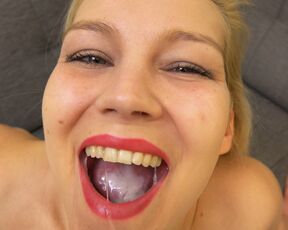 I wanked a cum bomb in my mouth after fucking