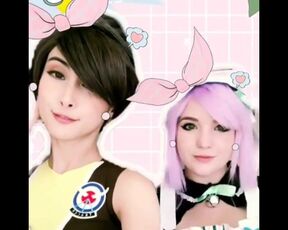 Sinastri and bunbun cosplay cute loop