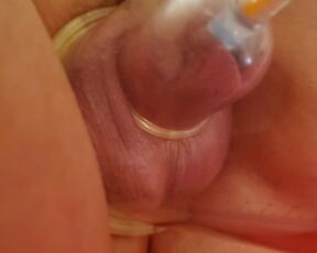 Fat Double Pussy Pump Chinese Cup Penis Pump Mistress Gina