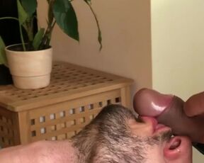 Deep throating Bros delicious big cock!