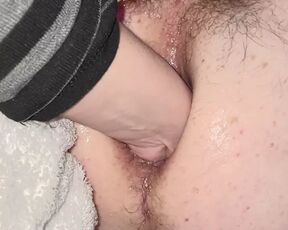 Hot fist fuck after girl pegs boy, fisting pegging