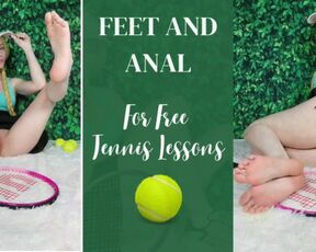 Feet and Anal for Free Tennis Lessons