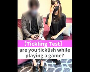 Are you ticklish while playing a game?♡ #shorts