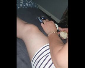 Step mom caught watching porn on her phone get fucked by horny husband