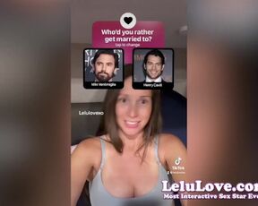 Babe flashes pussy while watching rocket launch, celebrity crushes, doing makeup & more - Lelu Love