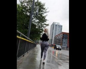 Candid Ass - Amazing PAWG with Big Ass in TikTok leggings