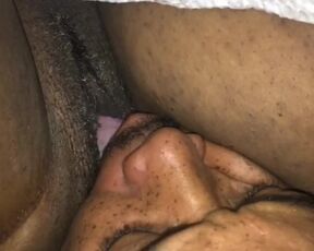 Put my face in a Thick azz ebony wet pussy