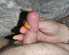 My long pointy nails make his little dick so hard *cumblast*