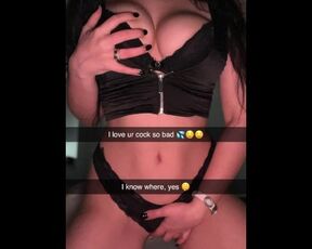 18 year old teen cheats on her boyfriend on Snapchat and has anal sex for the first time After Party