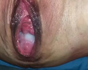 Cumming in Cougar Mama’s tight 52 yo pussy