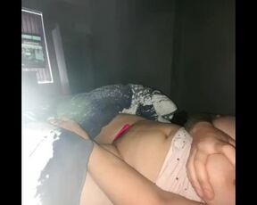 Slutty Maid pulls out condom making step son cum in her pussy