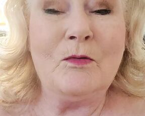 Granny Loves To Talk Naughty To Her Lover