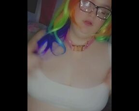 Slutty Rainbow Kitty Teases and Squirts - Purchase Full Vid on ManyVids