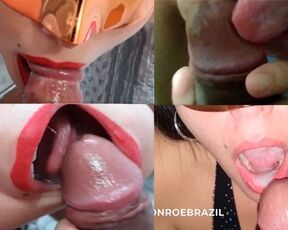 Compilação de sexo oral / gozadas /chupadas gostosas / molhadas / Gozadas dentro / 4k