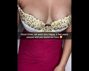 Hot dancer cheated on her boyfriend on snapchat with her old nerdy friend from high school