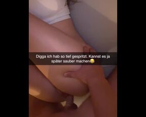 Girlfriend cheats on Guy at Splash Festival Snapchat Cuckold German