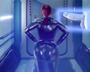 Black Widow Gets Her Ass Destroyed by Thanos 3D Animation #big Boobs